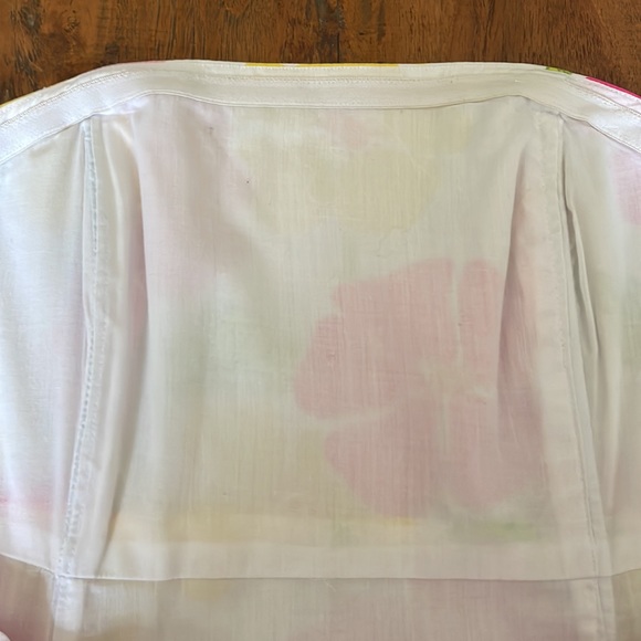 Lilly Pulitzer Sabrina Floral Strapless Tie Back Tropical Dress 4 - Picture 5 of 9